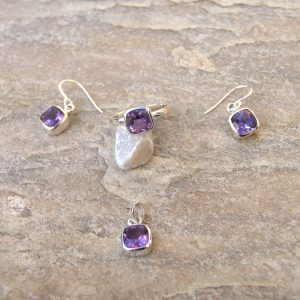 Set Amethyst, Silber 925