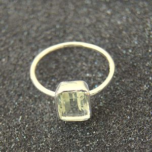 Ring, Berg-kristal, Silber 925